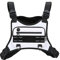 FTCYCRU Outdoor Running Chest Bag for Men and Woman with Extra Storage, Water Resistant Sports Chest Pack Lightweight Running Vest Rigs for Workouts Cycling Hiking (White)