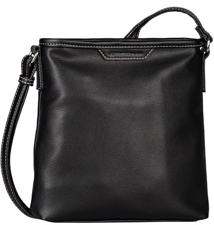 TOM TAILOR Leora Damen Umhängetasche Crossbody Bag Klein Schwarz
