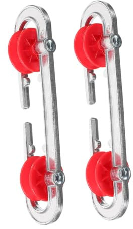 SOESFOUFU 2stücke Wäscheleine Abstandshalter Aluminium Und Kunststoff Langlebig Wiederverwendbar Seiltrenner Wäscheleine Abstandshalter Installieren Haushalt Organizer