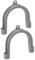 Levemolo 2pcs U-shaped Washing Machine Drain Hose Hook Support Sturdy Construction for Tube Positioning and Secure Fixing Compact Design for Organized Laundry Area