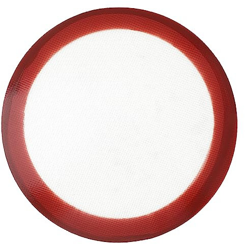 Homoyoyo 10 Inch Round Silicone Baking Mat - Non-Stick Reusable Baking Liner for Pizza Cakes and Pastries Food Grade Silicone Ideal for Baking and Cooking Random Color