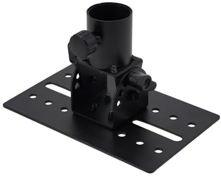 Rotatable Metal Mount Adapter Bracket, 35mm Tripod Top Cap Adapter Holder Desktop Metal Monitor Audio Speaker Stands DJ Swivel Speaker