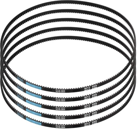 sourcing map HTD-3M Zahnriemen aus Gummi, 188 Zähne, 564 mm Teilungslänge x 8 mm Breite x 2,4 mm Höhe, geschlossene Schlaufe, 5 Stück