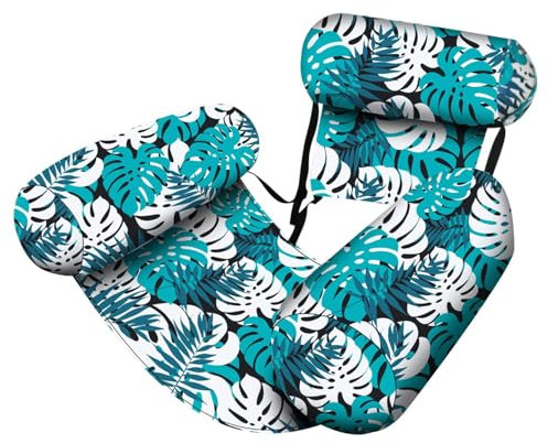 zjhukfmc Schwimmreifen Erwachsene - Aufblasbarer Poolfloß Für Erwachsene | Wasserhängematte Schwimminsel Liege Für See Badespaß Sommer