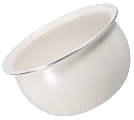 FUNOMOCYA Olla Arrocera Interior Acero Inoxidable con Esmalte Cerámico Antiadherente para Cocinar Arroz Sopas y Verduras Accesorio Duradero y Saludable para Hogar y Dormitorio