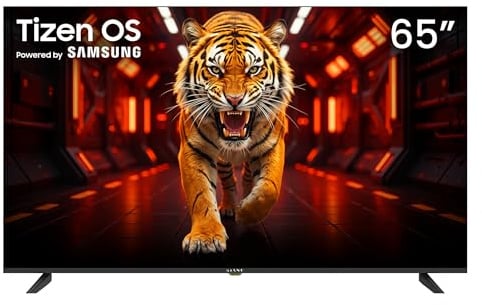 KIANO Elegance Smart TV LED 65 Pollici 164 cm 4K UHD con TIZEN OS Dolby Audio, Triplo Tuner DVB-T2/C/S2, 3× HDMI, PVR USB, Wi-Fi