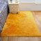 ZFHTAO Flauschig Schaffell ist Super Weich Teppich Modern kunstfell Fell Bettvorleger Teppich Boden Teppichboden-Dekor-Soft-Bett-Teppich Volle Größe - Orange 60x70cm