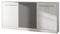 BIM Furniture Wandbett Horizontal Schrankbett Roger 90x200 cm Wandklappbett, Schrankklappbett, Schrank mit integriertem Klappbett, Funktionsbett (Craft Weiss/Graphit, Ohne zusätzlichen Regalen)
