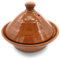 Tajine de barro refractario, con plato de 32 cm de diámetro color miel