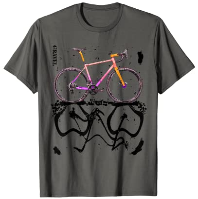 Gravel Bike - Cyclocross und Rennrad fahren T-Shirt