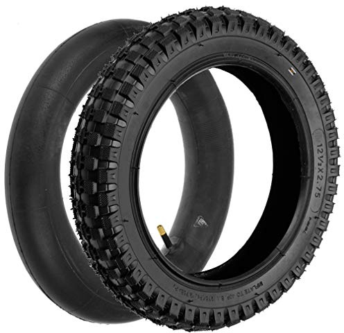 HIAORS 12.5x2.75 (12-1/2x2.75) Tire & Inner Tube Set for Razor MX350 MX400 Dirt Rocket, X-Treme X-560 EZIP 750 500 Mini Pocket Bikes Gas Scooters Electric Dirt Bike