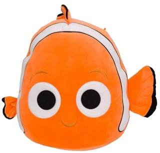 Squishmallows Disney und Pixar 35,6 cm Nemo Plüsch - Fügen Sie Nemo zu Ihrem Squad hinzu, Ultrasoft Stofftier Großer Plüsch, Offizieller Kelly Toy Plüsch