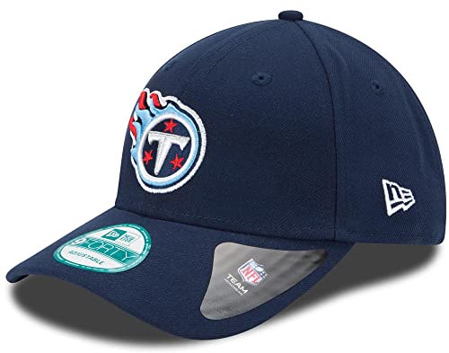 New Era NFL The League 9Forty Adjustable Hat Cap One Size Fits All (Tennessee Titans), Rot/Ausflug, einfarbig (Getaway Solids), Einheitsgr��e