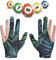 Dan&DRE Billard Handschuh,Snooker Billard Pool Handschuhe die Linke Hand 3-Finger-Queue-Handschuhe Billard-Zubehör Hochelastische Snooker-Queue-Pool