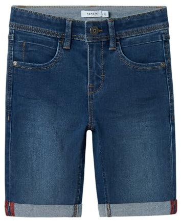 NAME IT Jungen Nkmsilas Slim Dnm L Shorts 2272-ax Noos Shorts, Blau (Medium Blue Denim), 170