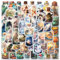 Sticker Aesthetic,50 Stück Vintage Sticker Set,Wasserfeste Welt In Einer Flasche Aufkleber,Cartoon Vinyl Stickers für Laptop Skateboard Koffer Scrapbooking,Geschenk für Kinder Teenager Erwachsene