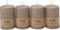 Stumpenkerze Pure Natural Wax, Ø 6 x 9 cm Sand