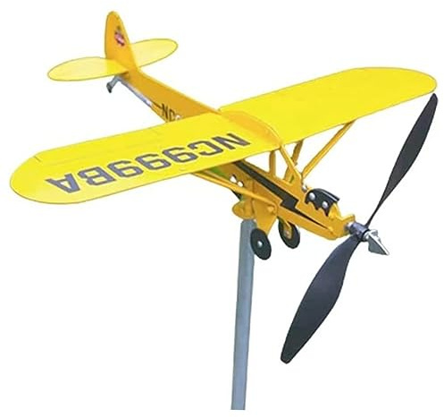 Amosfun Wetterfahne-gartenpfahl Terrassenschild Windmessgerät Wetterfahnen Für Den Garten Windfahne Wetterfahne Für Zeichen Wetterhahn Für Flugzeuge Dachwetterfahne Windspiele Klein Eisen