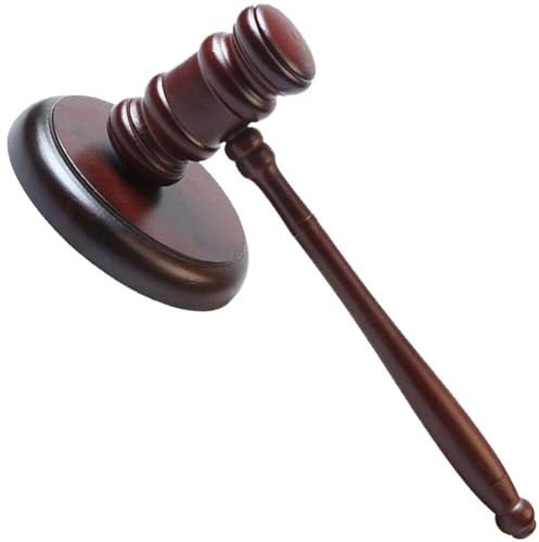 Judge Hammer Gavel and Block Set Wooden Multitool Small Hammer for Judge, Lawyer, Meeting, Auction Sale, and Gifts