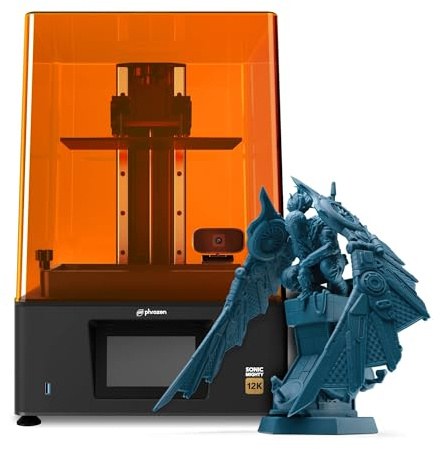 phrozen Sonic Mighty 12K LCD Resin 3D Printer, Mono LCD Screen, Mass-Produce 3D Printed Models with Ultra-high 12K Resolution, L21.8 x W12.3 x H23.5 Printing Volume