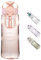 Kerilyn Transparente Wasserflasche mit Fruchteinsatz, Trinkdeckel, auslaufsichere Wasserflasche mit Schloss, BPA-freie Kunststoff-Wasserflasche für Schule, Büro, Outdoor, Rosa, 800 ml