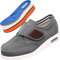 Möge Scarpe Comode Anziani Scarpa Uomo Scarpe Uomo Pianta Larga Scarpe Uomo con Strappo Estive(Gray,47 EU)