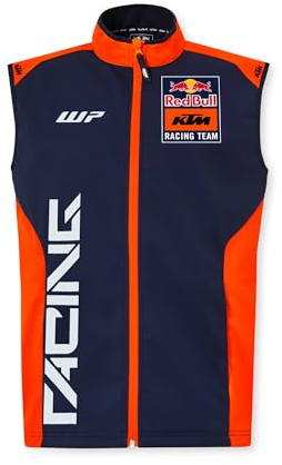 Red Bull KTM Racing Team Veste sans manches Replica Team Moto GP Officiel - Unisexe - Bleu Orange (FR/ES, Alpha/lettres, L, Taille normale, Taille normale, bleu/orange)