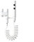 Edelstahl-Hand-Bidet-Sprüh-Set, multifunktionales WC-Sprühgerät, Doppelfunktions-Düse, Reinigung, Bidets, Wasserhahn für Badezimmer (weiß)