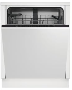 Beko Integrierter Geschirrspüler 14 Maßgedecke 46 dB Schiebetür L60 cm Edelstahl Stahl