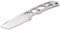 BÖKER PLUS Superlight Tanto Messer - Feststehendes Messer mit 7,3 cm Klinge aus D2 Stahl - Ganzstahlkonstruktion aus D2 Stahl - Light Messer mit Clip & Kydexscheide