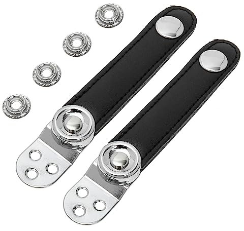 DRESSOOS 1 Satz Riemen mit Ziehharmonika-Schnalle Schnallengürtel akkordeon balg gürtel Balggurtbeschläge Akkordeonzubehör Akkordeongürtel Akkordeonbeschläge Balgriemenversorgung Black