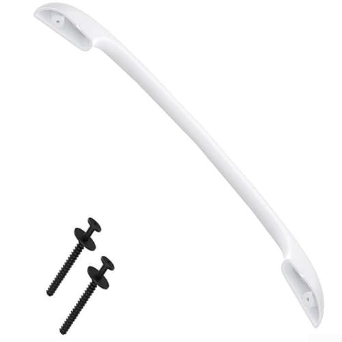 ZYWUOY Tirador de puerta de horno 5304458312 de repuesto con tornillos 316443601 para estufa de horno eléctrico (316443601 blanco)