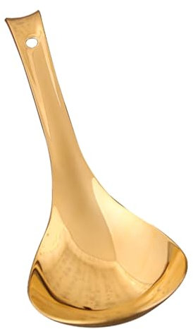 TOPBATHY Cuchara Para Sopa y Arroz De Latón Antiadherente Ideal Para Hogar y Cocina