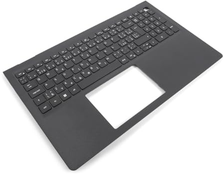 Dell Vostro 15-3510/3250/3530-Series Palmrest & CZECH/SLOVAK Backlit Keyboard - 088YX6 (WHWPJ) - Black (Renewed)