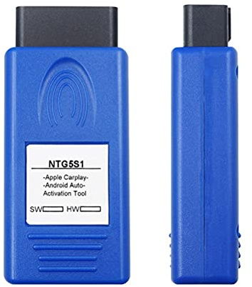 OBD -Aktivierungstool CarPlay Auto OBD2 -Plug and Play für NTG5.1 mit Originalprotokoll ohne Händler Garantieeffekt (Blue)