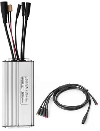 36V/48V KT 30A Ebike Brushless Motor Controller Onda Sinusoidale Impermeabile Per Motore 1000W, Lega di Alluminio Essential Electric Bike Controller Light Wire con 1T5 Cavo di Ricambio Per E-Bike