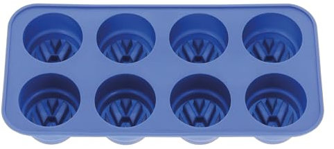 BRISA VW Collection - VW Logo Eiswürfelform, Backform, Eiswürfelbereiter aus Silikon