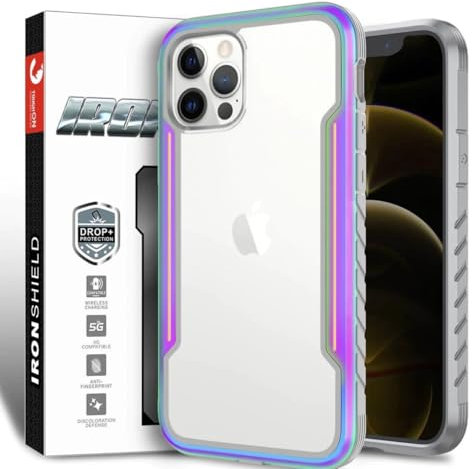 Shield Shockproof Case for iPhone 12/12 Pro, Iridescent