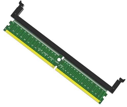 Laptop SO DDR5 Speicher auf Desktop DDR5 DIMM Konverter Adapter Tester Schutzkarte mit kurzen Riegeln für PC Computer