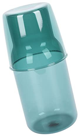 KICHOUSE caraffa d'acqua brocca di da tavolo da comodino caraffa in multifunzione brocca d'acqua multifunzione caraffa per acqua limpida caraffe di Bicchiere Verde
