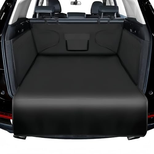 Ventoluxl Kofferraumschutz Hund für Renault Mégane 4 (IV) B9A I 2016-2023 2024, Kofferraumschutz Hund mit Ladekantenschutz Hundedecke Auto Kofferraum Schutzmatte(Black,175 * 105)