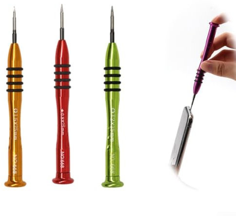 3PCS Triwing Screwdriver Set with Y000, Y00, Y2 0 Bits for Electronics Repair, Comfortable Grip Handles