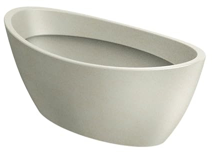 Well Home Maceta de Rotomoldeo Aria Oval Arena 40x20x16