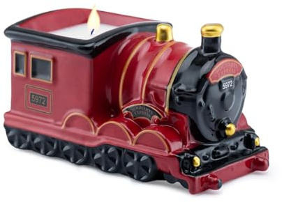 Harry Potter Duftkerze Hogwarts Express im Keramikgefäß (100g) | Frisch & Fruchtig | bis zu 25h Brenndauer | Magische Geschenkidee