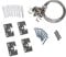LED4U LD158 Deckenbefestigung, Seil-Montage-Set 1