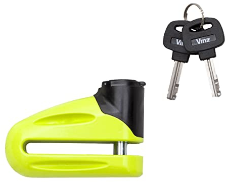 VINZ Eiger Bremsscheibenschloss | Bremsscheiben Motorrad Locker | Schloß Motorradschloss | Rollerschloss ø10mm