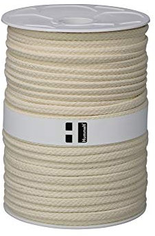 Hummelt® SilverLine-Rope Baumwollseil Baumwollkordel (H) 8mm 80m Natur (beige) auf Rolle