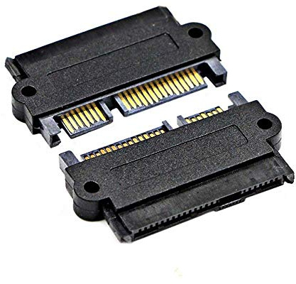 Wixine 2Pcs Main Board Small Port SAS Hard Disk Adapter SFF-8482 to SATA 22 Pin Adapter Card