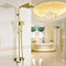 Huin Robinets de douche de bain de luxe en laiton doré robinet de salle de bain mitigeur mural pommeau de douche pluie ensembles de robinet de douche robinet de baignoire