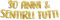 30 Anni & Sentirli Tutti - Decorazioni Compleanno - Gadget Divertenti Compleanno - Decorazioni per Feste - Striscione Oro